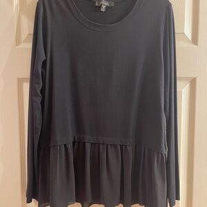 Karen Kane Black Long Sleeve Tunic